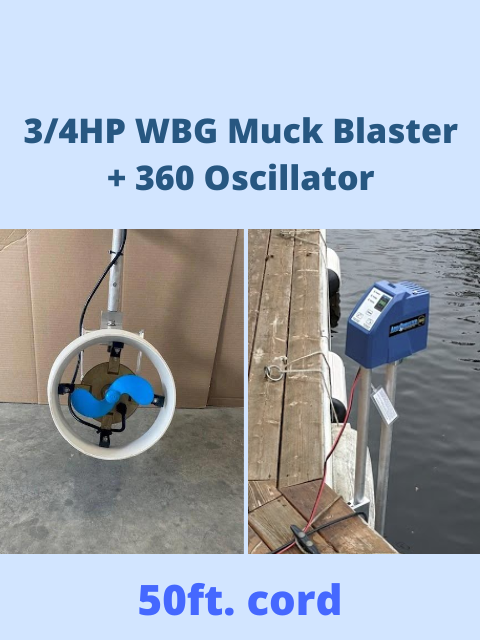 3/4 Hp Weeds B' Gone Muck Blaster with Oscillator (50ft. cord)